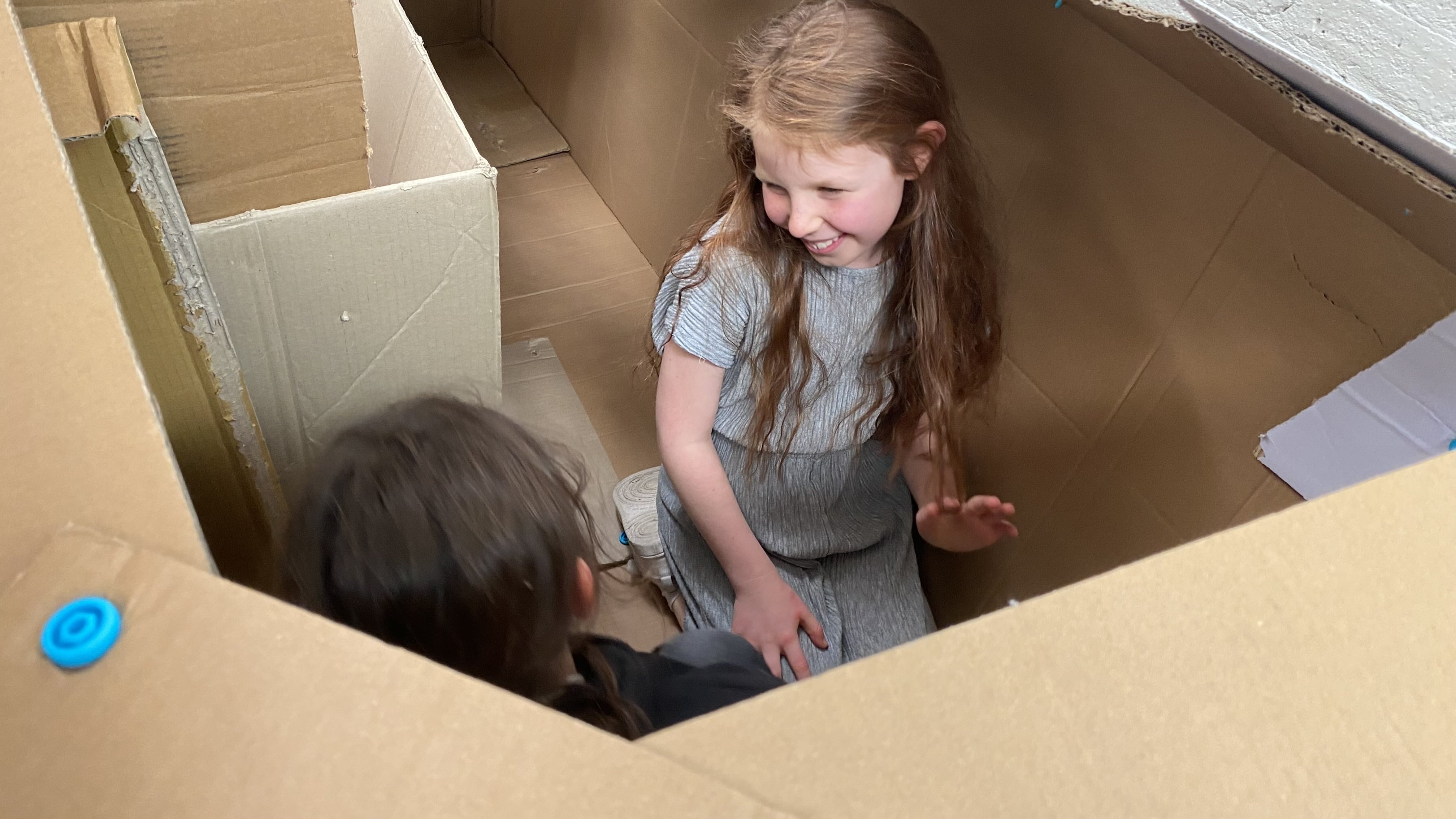 How to make a cardboard maze