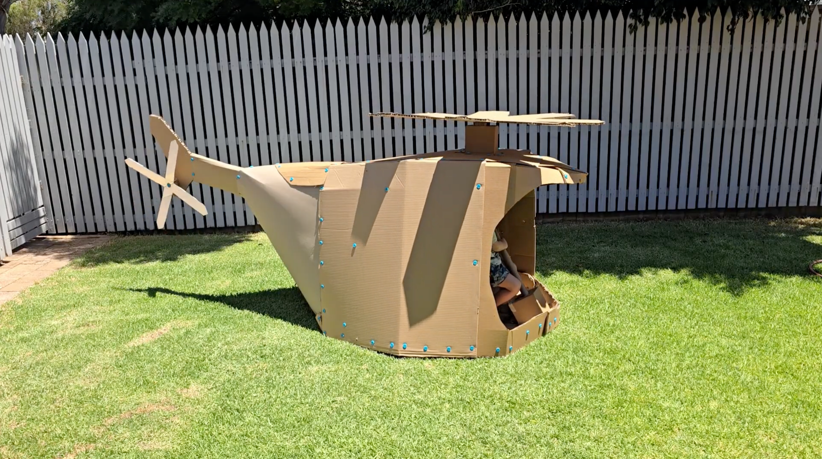 How to make a cardboard helicopter