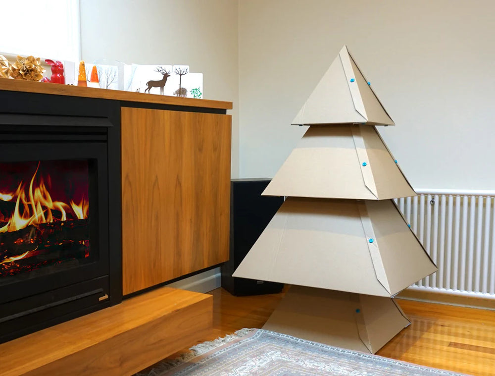 How to Make a Cardboard Christmas Tree